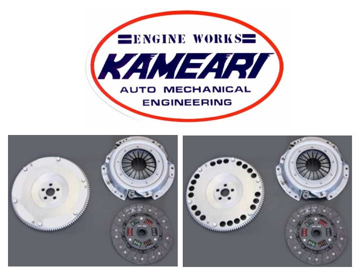 230 HP Kameari Performance Type A Flywheel & Clutch Kit with Solid Flywheel for Nissan L4 Engine Datsun 510 520 610 710 810 910 A10 B110 B210 Skyline C110 C210