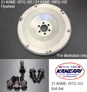 Kameari Engine Works Performance Lightweight Flywheel Components for Toyota 18RG Engine (Sold individually)