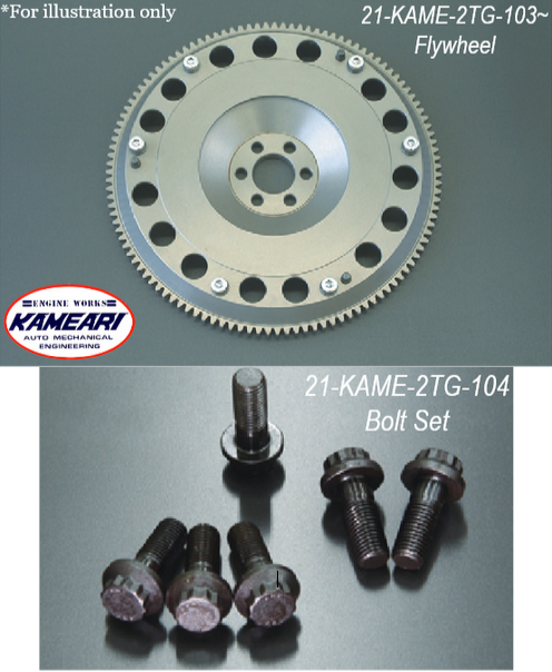 
                  
                    Kameari Engine Works Performance Lightweight Flywheel Components for Toyota 2T-G Engine (Sold Individually)
                  
                