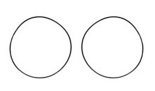  Genuine R180 Inner Side Flange O Ring Seal Set fits 1971-1977 Datsun Bluebird(610) and 1977-1980 Datsun 810 Sedan/ Hardtop* with R190 Differential Genuine Nissan NOS