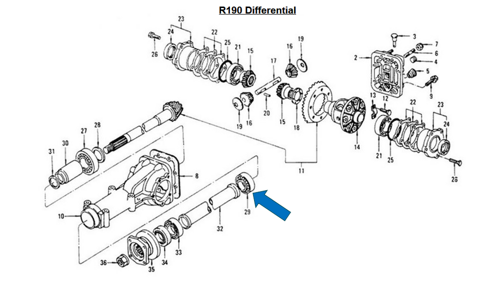 
                      
                        Genuine R180 R190 Differential Center Pinion Bearing fits 1971-1977 Datsun Bluebird(610), 1977-1980 Datsun 810 Sedan/ Hardtop* with R190 Differential Genuine Nissan NOS
                      
                    