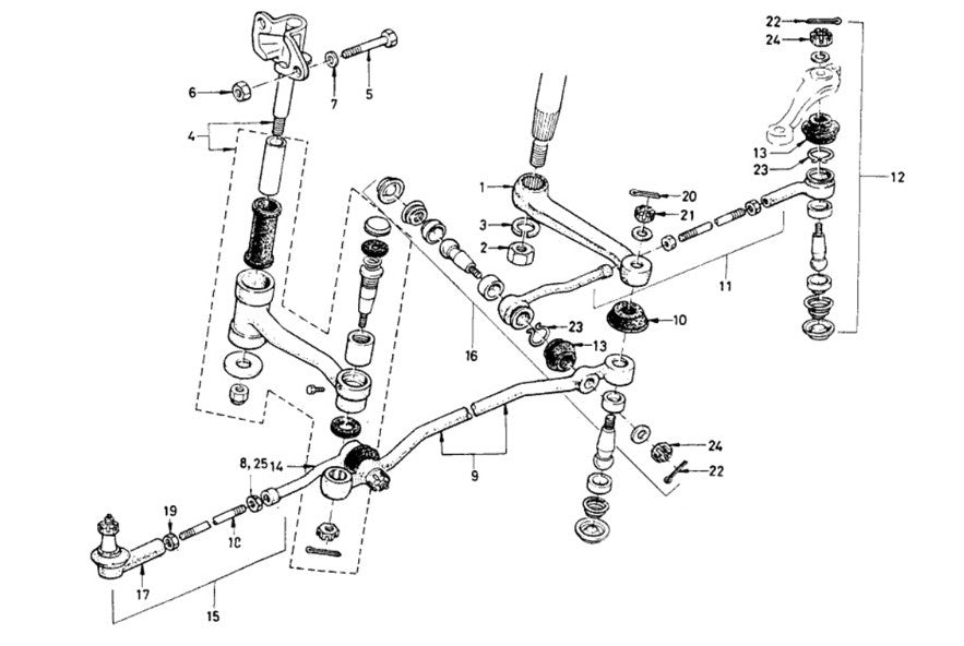 
                  
                    Complete Front Inner and Outer Tie Rod End Kit for Datsun 510 Bluebird(610)
                  
                