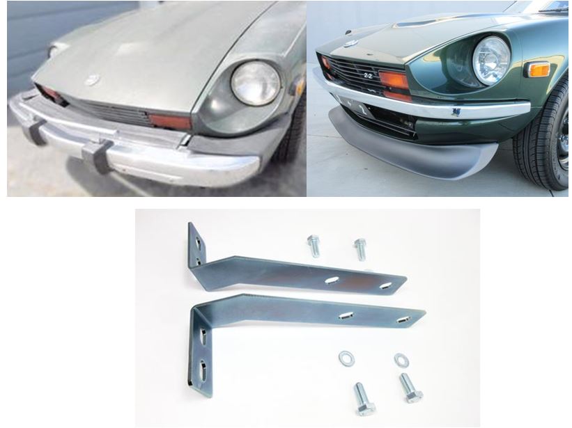 
                  
                    240Z Front Bumper Conversion Bracket Kit for US Datsun 260Z / 280Z JDM CAR PARTS
                  
                