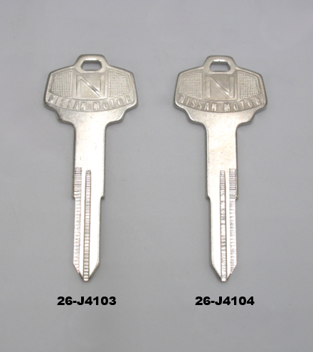 Keys for Nissan, Datsun, Fairlady Z, 240z, 260z, 280z, 280zx
