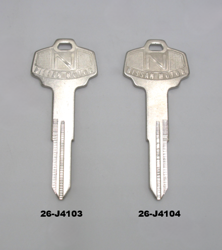 Genuine Nissan Blank Key for 1969-1983 Datsun 240Z 260Z 280Z 280ZX NOS (Available Now!)