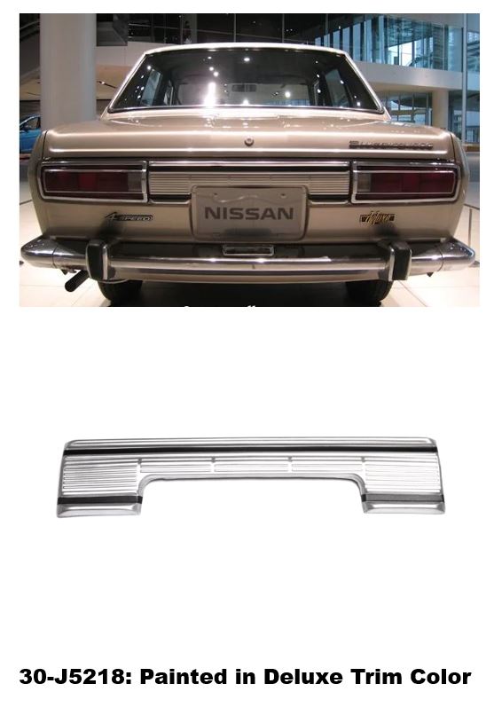 Reproduction Rear Garnish for JDM Nissan Bluebird 510 4Door