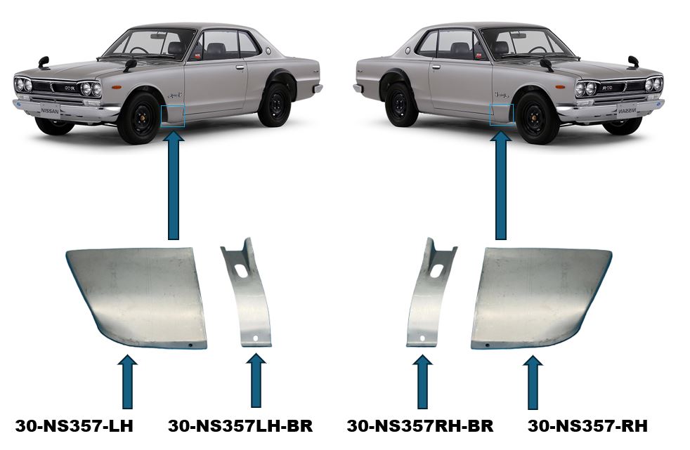 Body / Exterior parts for Skyline 1969-72 – JDM CAR PARTS