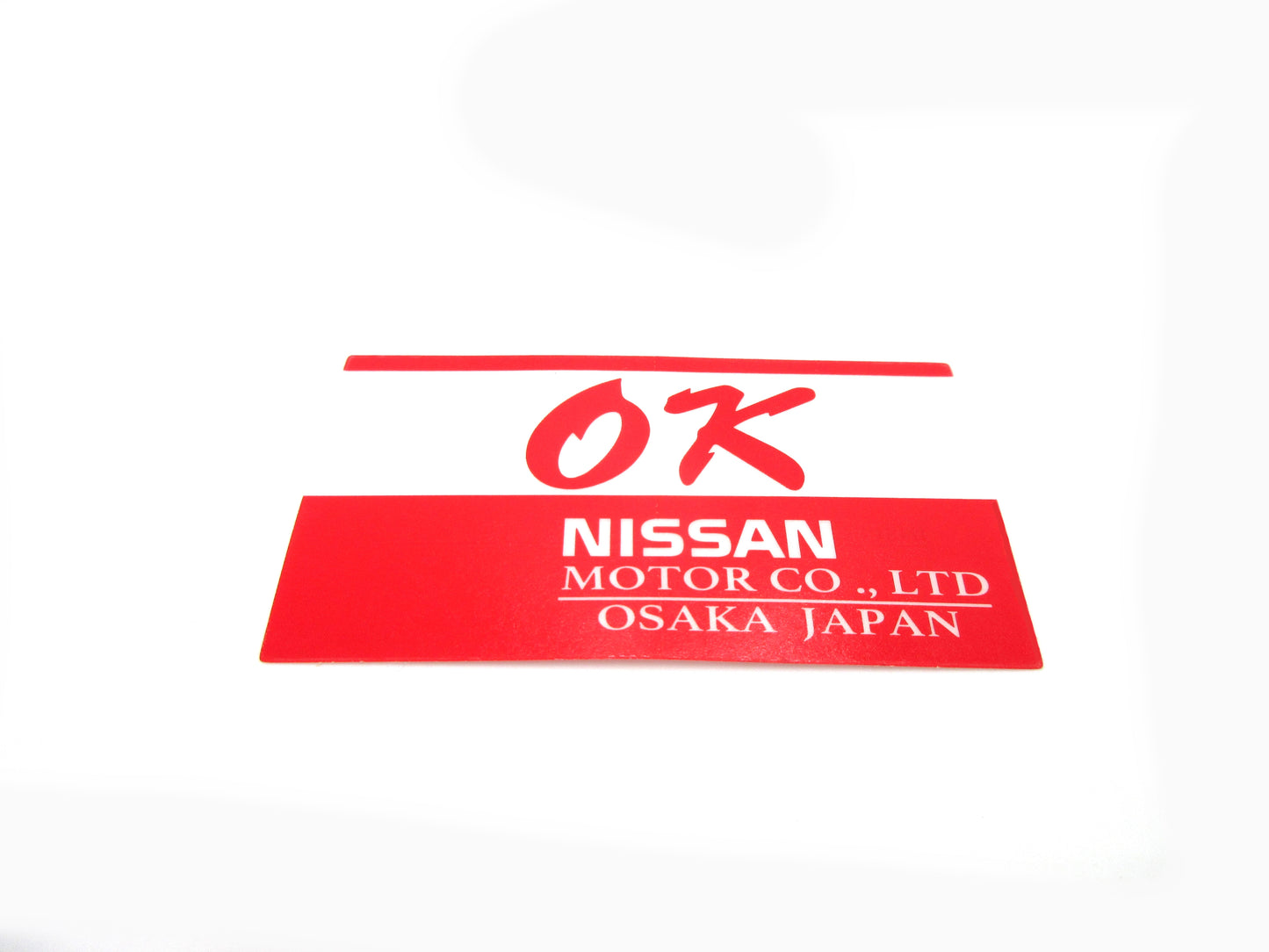 OK decal with "Osaka"  for Datsun / Nissan Novelty for Osaka Lovers