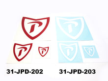  "P" decal 3 pc set for Prince vehicles