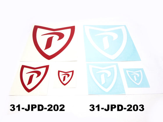 "P" decal 3 pc set for Prince vehicles