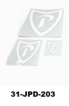 "P" decal 3 pc set for Prince vehicles