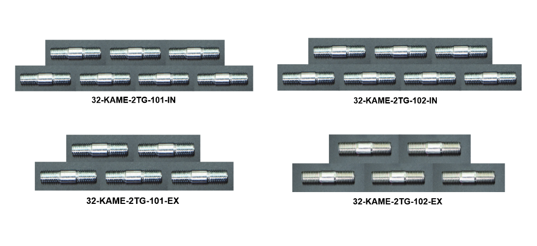 Intake and Exhaust Manifold Stud Sets for Toyota 2T-G Engine