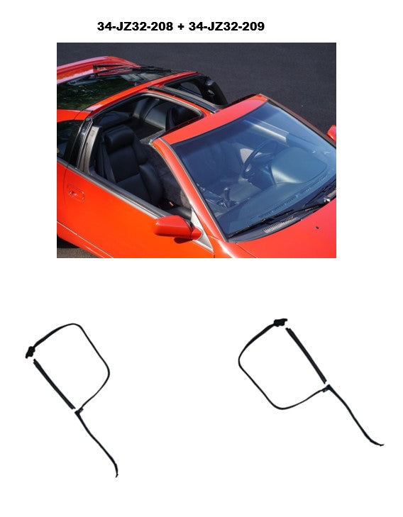 T-Top weather strip kit for Nissan 300ZX Z32 2+2 Model – JDM