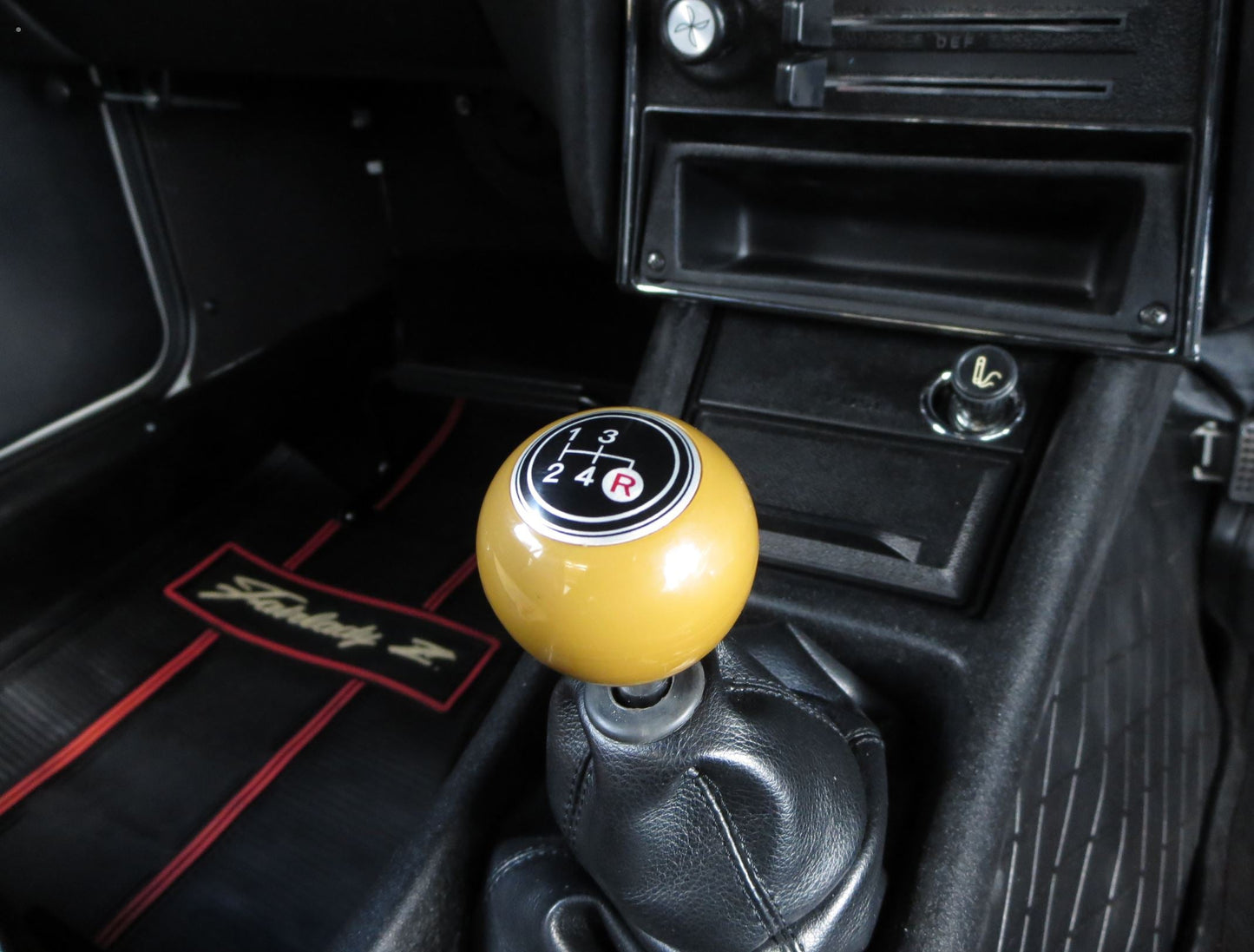 4-Speed Shift Knob Brown for Vintage Japanese Cars JDM CAR PARTS