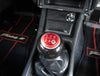5-Speed Shift Knob Black w/ Red Pattern for Vintage Japanese Cars JDM CAR PARTS