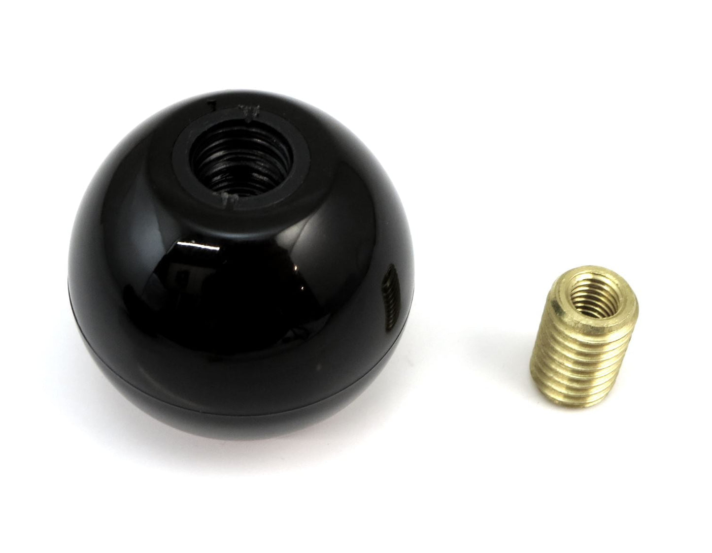 5-Speed Shift Knob Black w/ Red Pattern for Vintage Japanese Cars JDM CAR PARTS