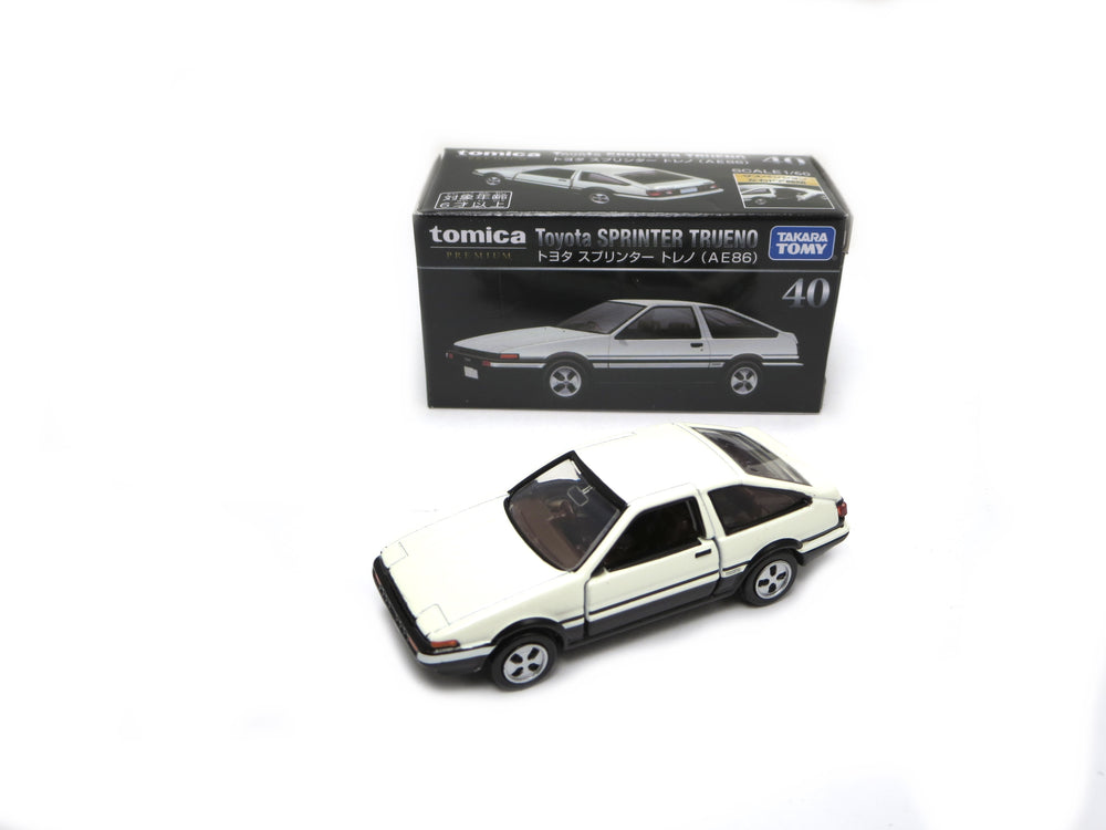 Toyota Sprinter Trueno AE86  Tomica Premium 1/60 White