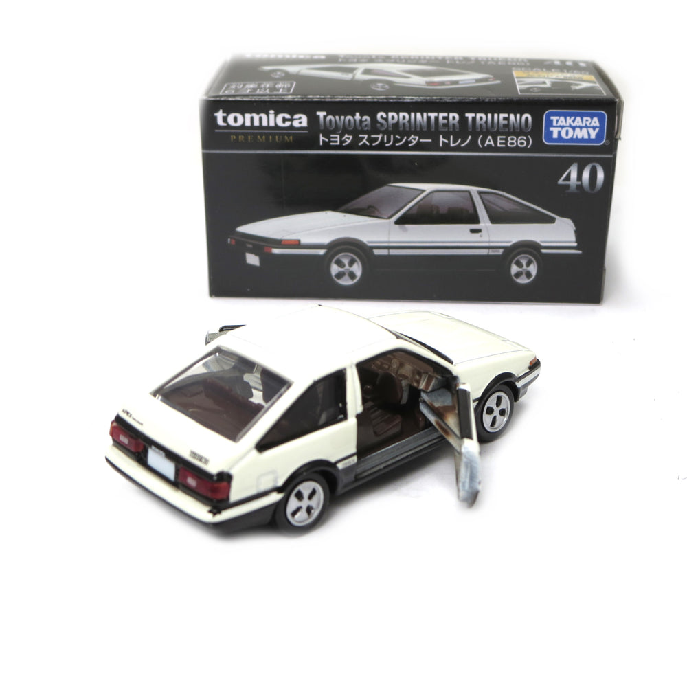 Toyota Sprinter Trueno AE86  Tomica Premium 1/60 White