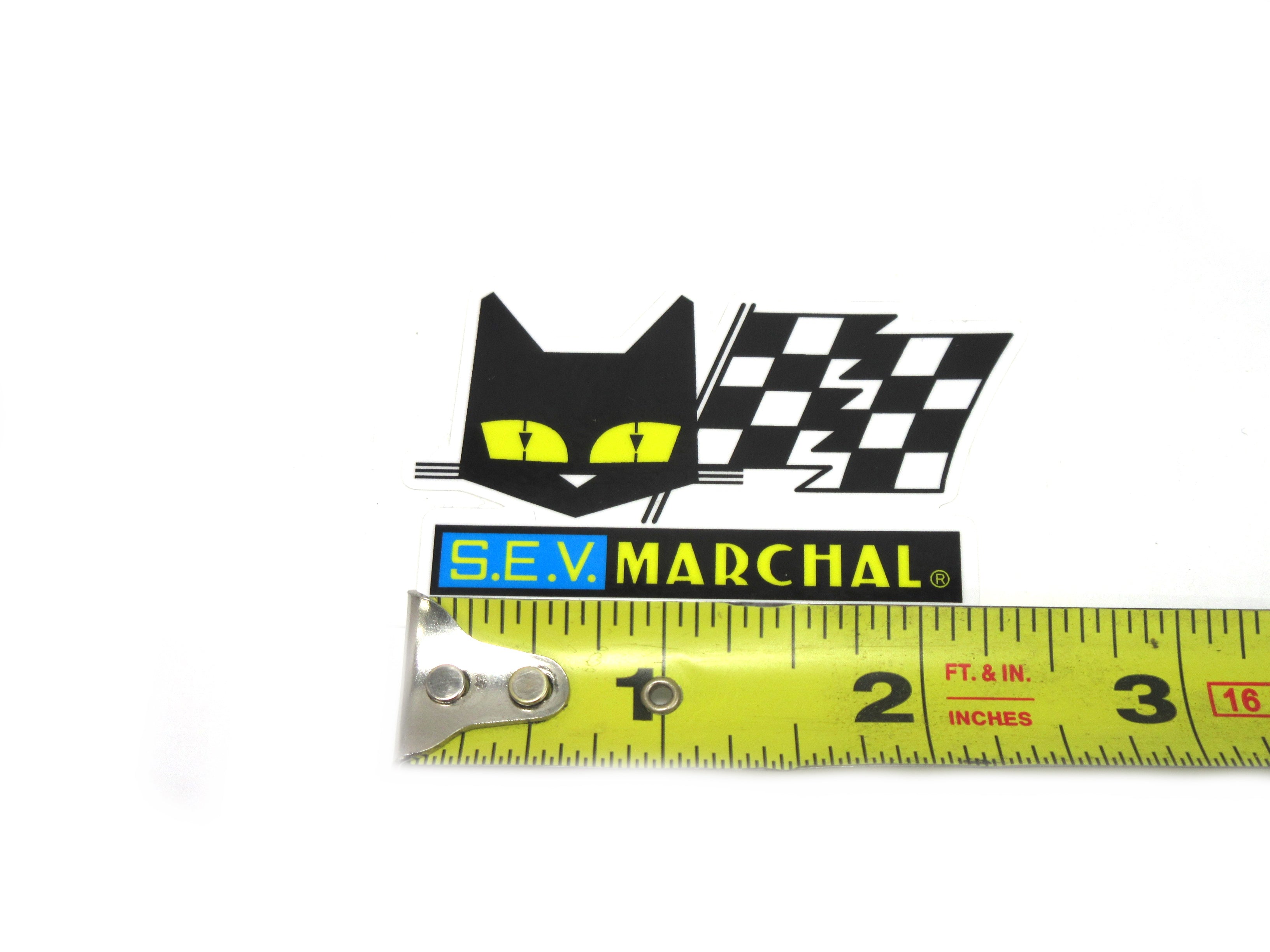 休日限定 Marchal Logo Decal W 68mm x H 40mm Vintage Japanese Cars パーツ