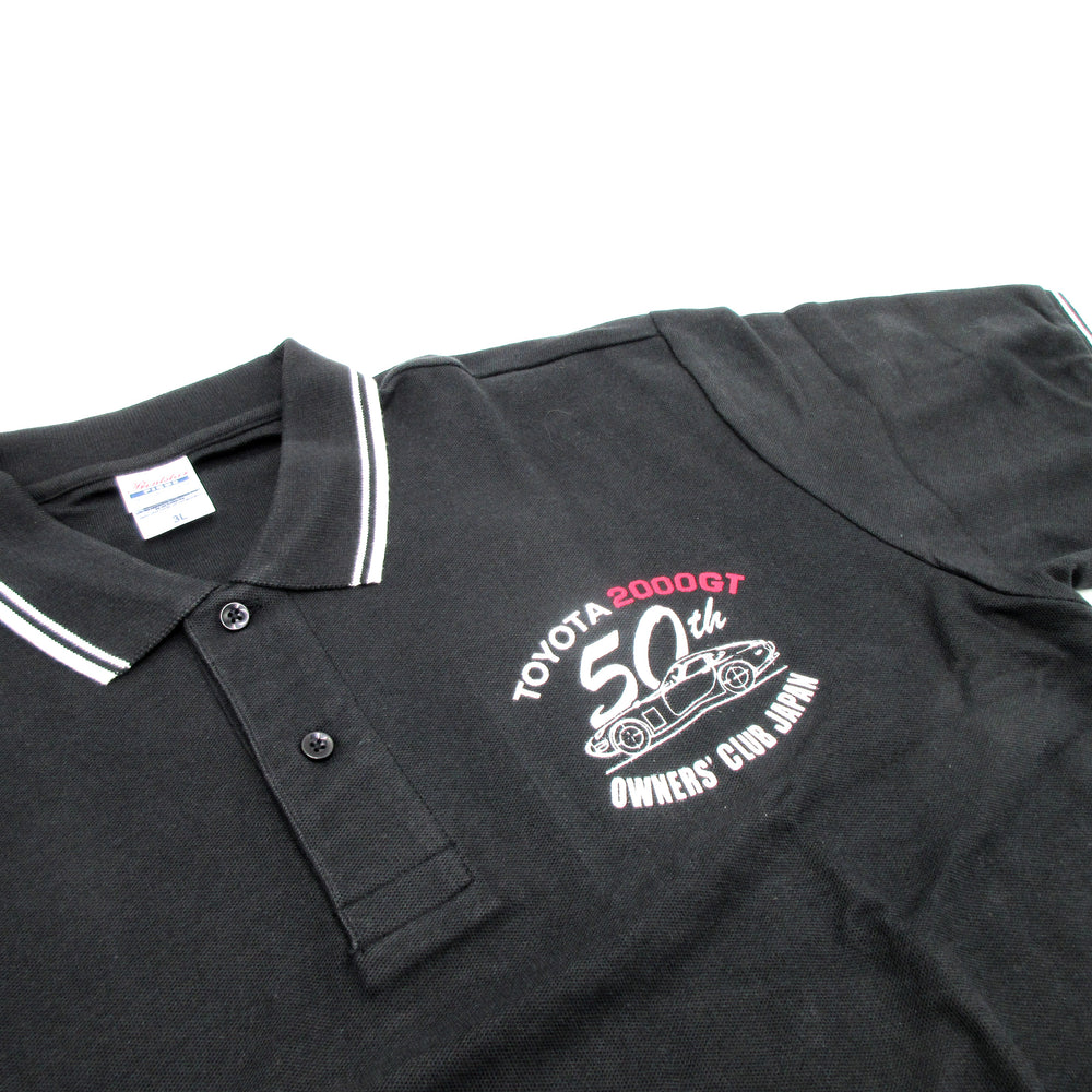 NOT FOR SALE: FREE Gift for New Annual -Due-Paid Members: Toyota 2000GT Owner's Club Japan "2000GT 50th Year Anniversary" Polo Shirt