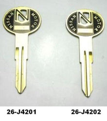  (Blem Unit Sale) Original Finish Blank Key for Datsun 240Z / 260Z / 280Z JDM CAR PARTS