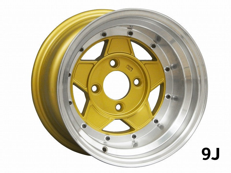 LAST PAIR of 14x9 Gold Focus Racing Five Wheels ON CLEARANCE! (See description for information)