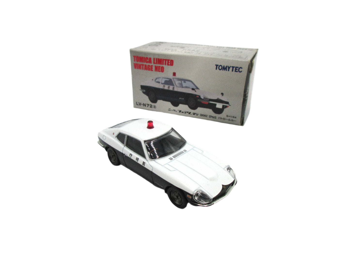 Tomica Limited Vintage Neo LV-N72 1/64 Nissan Fairlady 260 2 by 2 Police Car