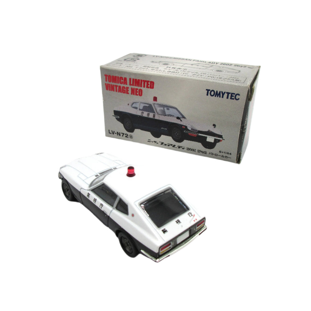 Tomica Limited Vintage Neo LV-N72 1/64 Nissan Fairlady 260 2 by 2 Police Car