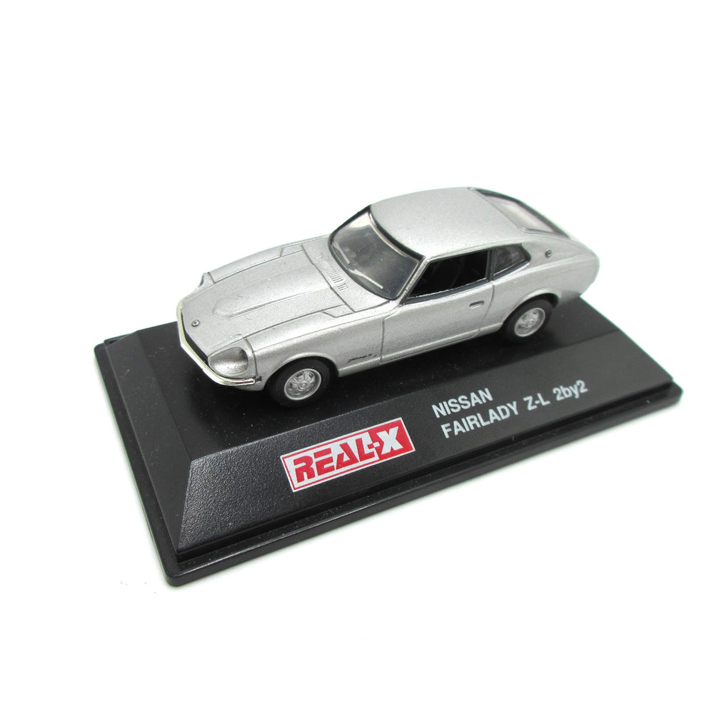 Real X 1/72 Nissan Fairlady Z-L  2 by 2 Diecast Silver With Base No Box