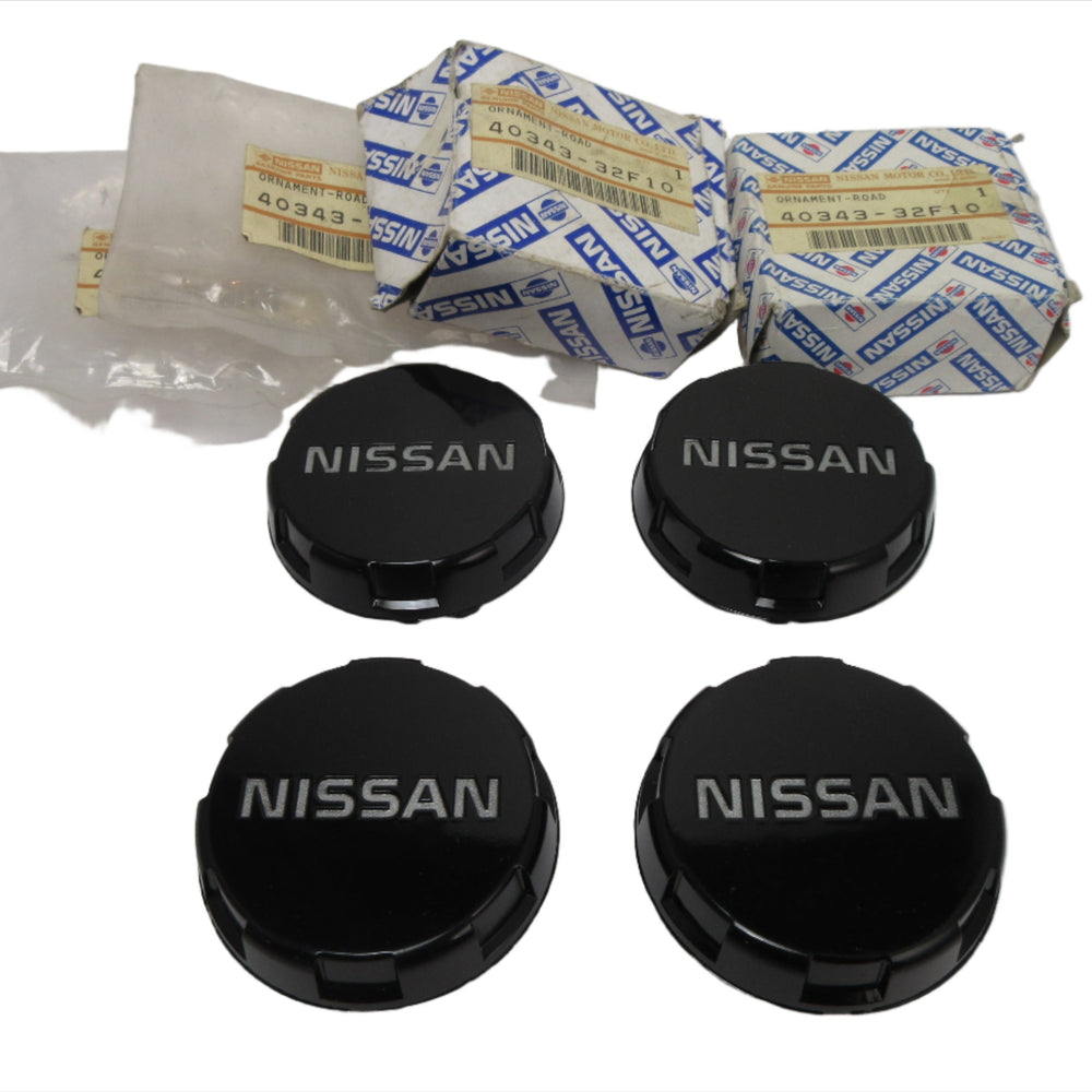 Center Cap Set for Genuine Nissan 200SX 1987-88 15x7 Painted Wheel 40343-32F10 NOS