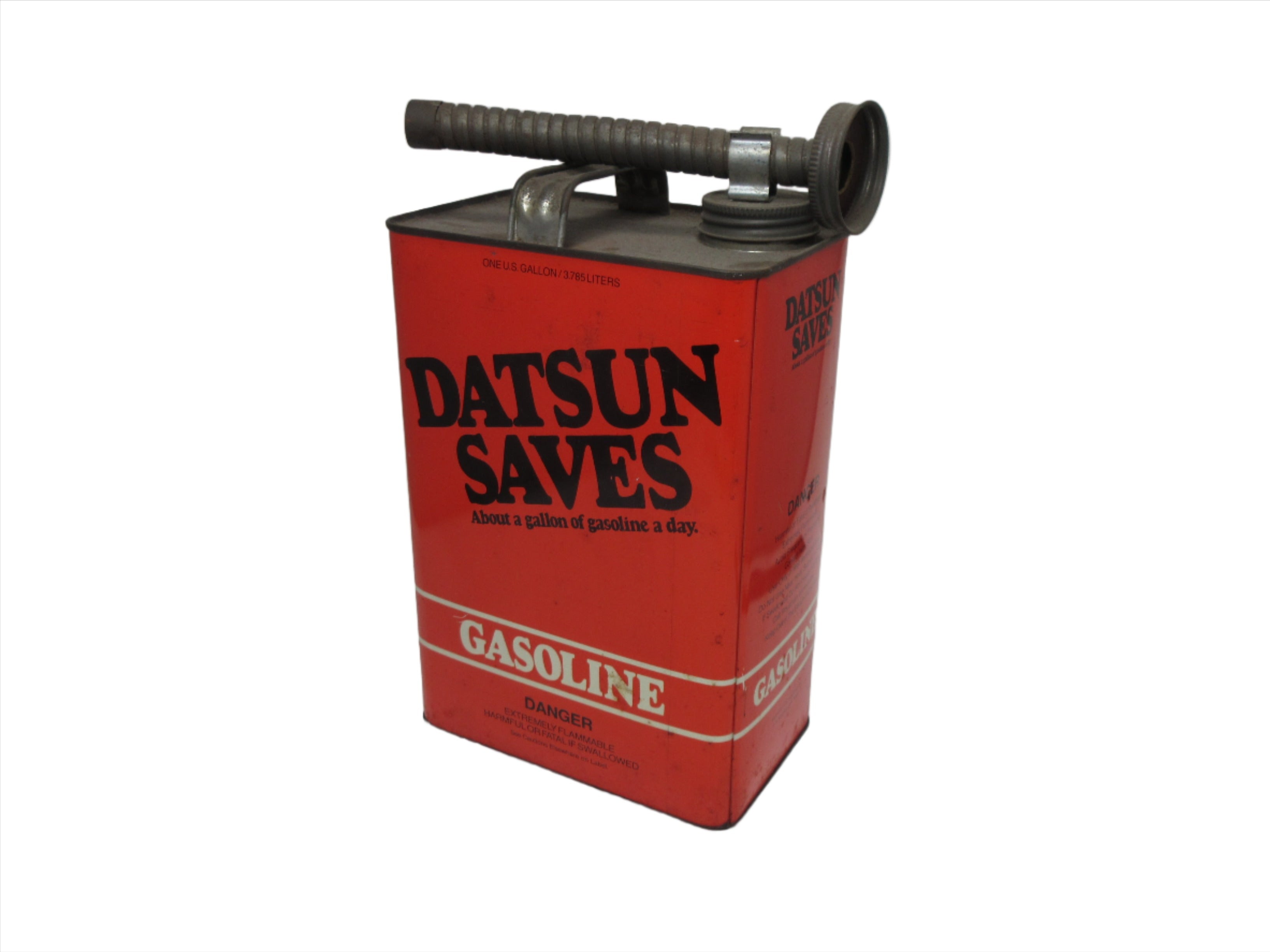Vintage Datsun Saves Gas Can from 1970's – JDM CAR PARTS