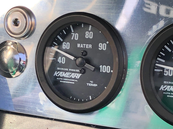 Kameari Water Temperature Gauge 52mm for Vintage Japanese cars