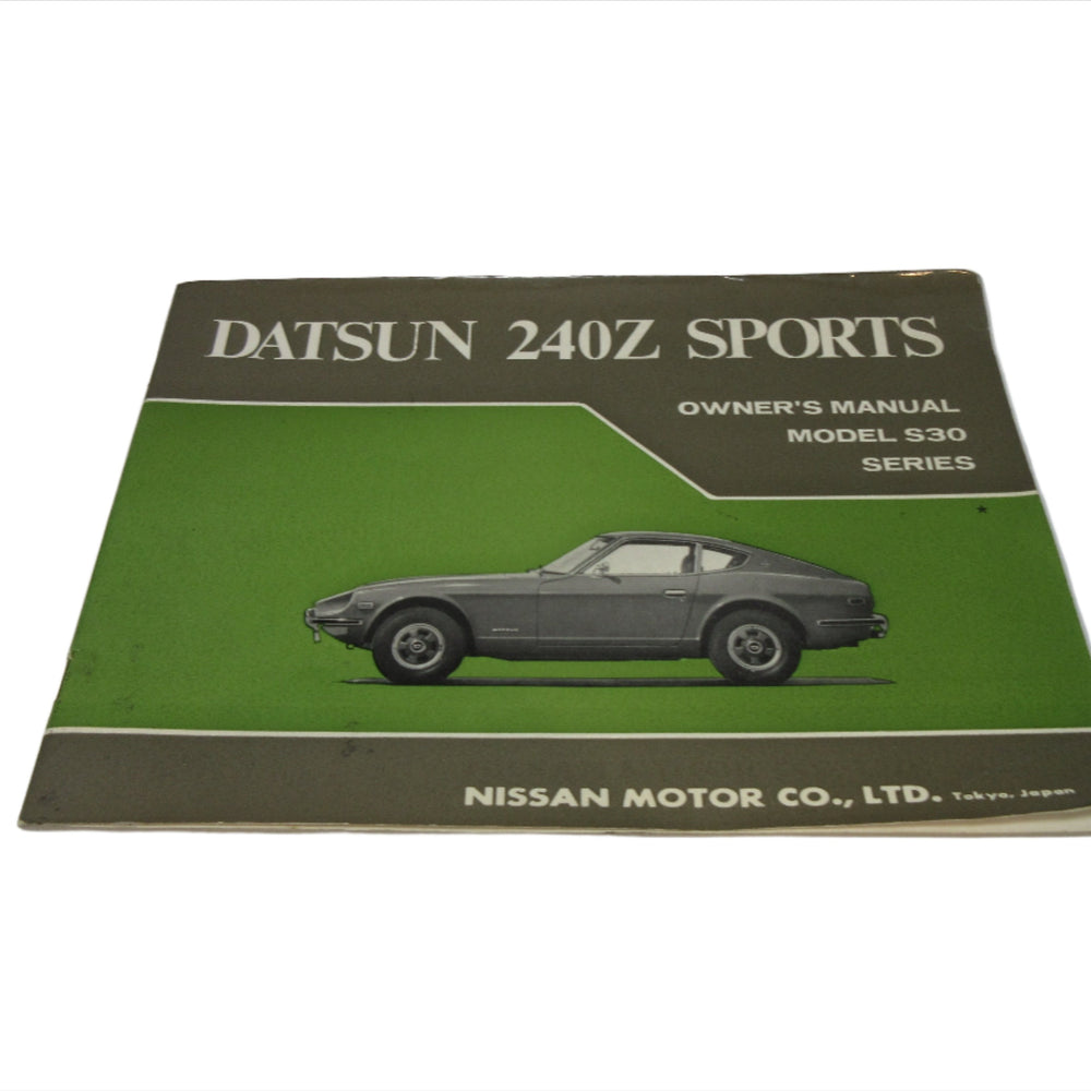 5/1970 Printed Date Datsun 240Z Owner's Manual Used in Excellent Condition