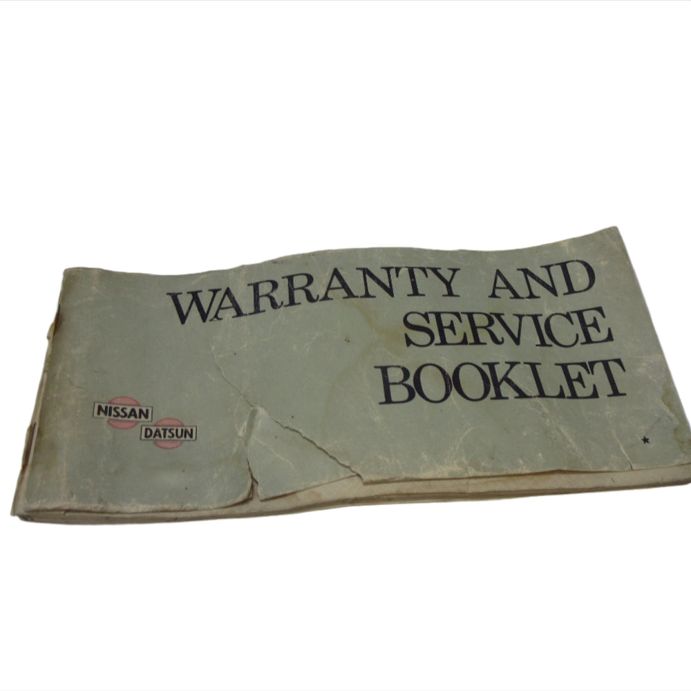 
                      
                        2/1970 Datsun 240Z Warranty and Service Booklet VIN: 1380
                      
                    