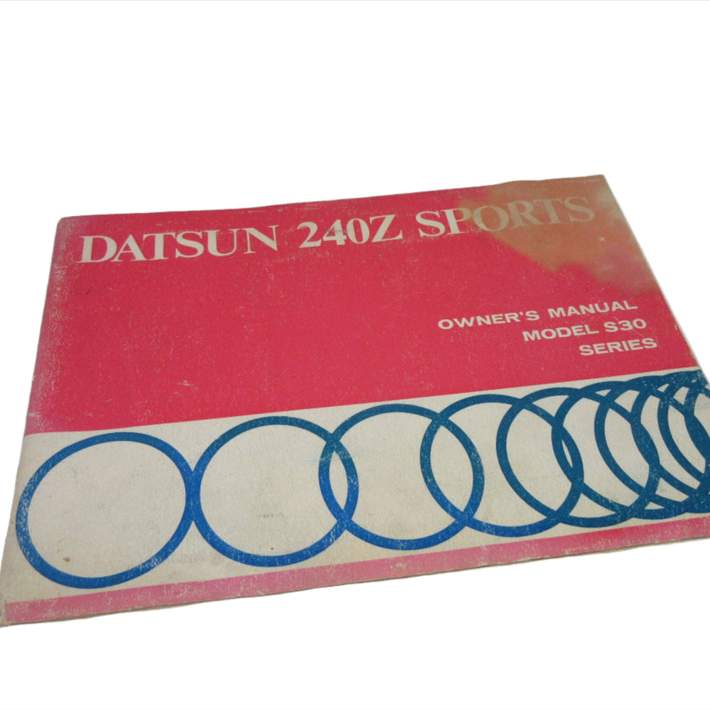 1/1971 Printed Date Datsun 240Z Owner's Manual Used