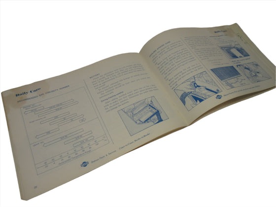 1/1971 Printed Date Datsun 240Z Owner's Manual Used