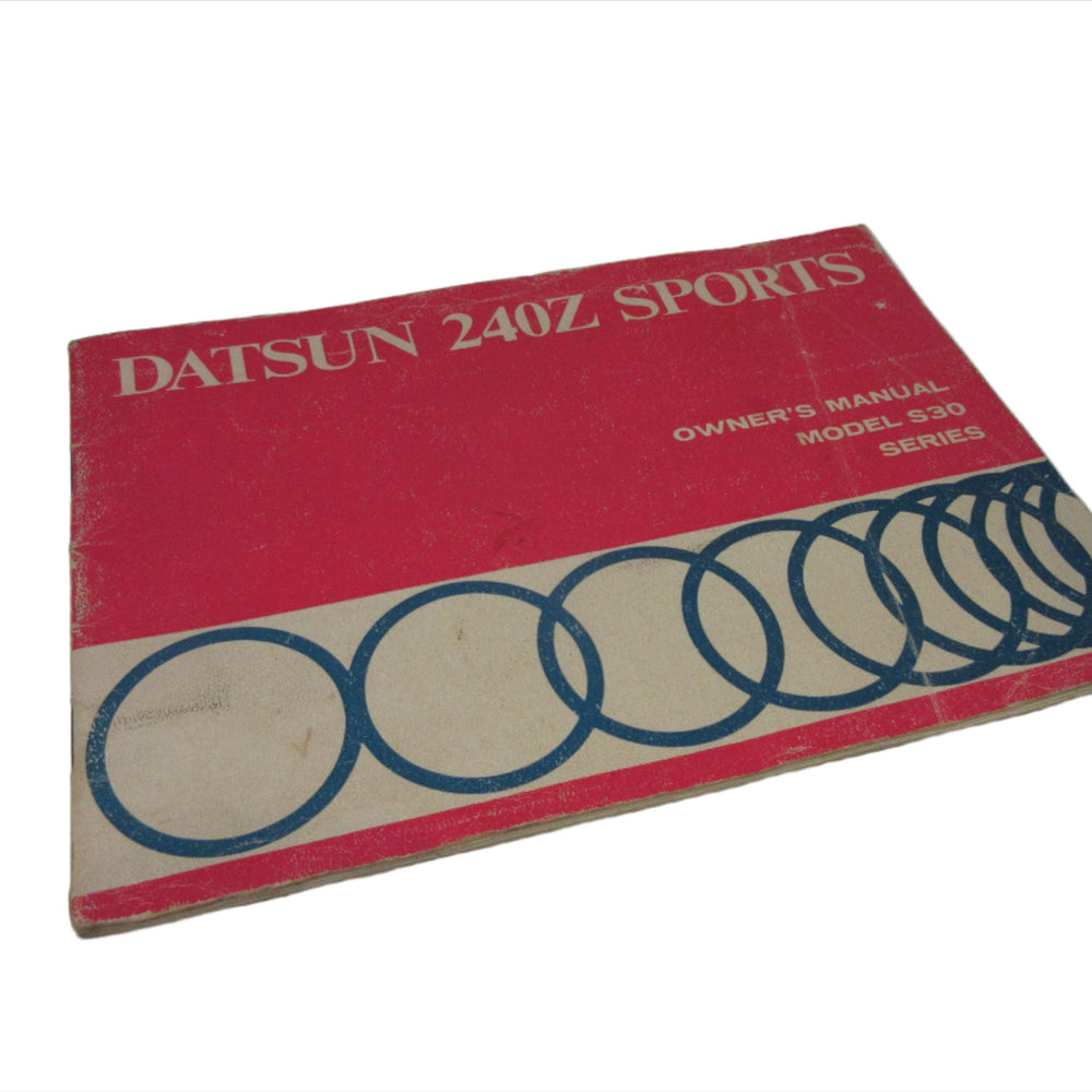 6/1971 Printed Date Datsun 240Z Owner's Manual Used