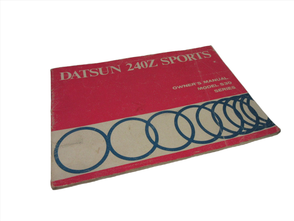 6/1971 Printed Date Datsun 240Z Owner's Manual Used