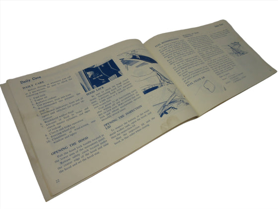 11/1972 Printed Date Datsun 240Z Owner's Manual Used