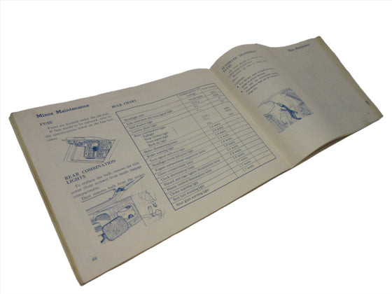 6/1973 Printed Date Datsun 240Z Owner's Manual Used