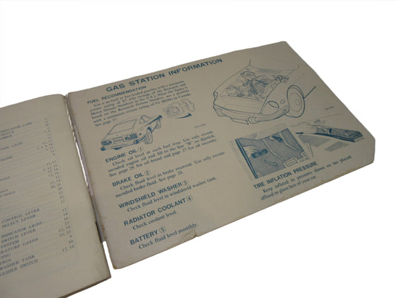 9/1973 Printed Date Datsun 260Z Owner's Manual Used