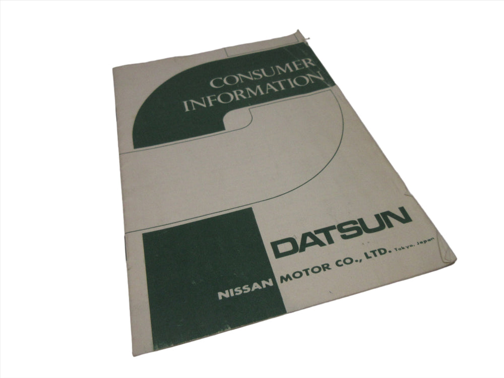 12/1972 Datsun Consumer Information