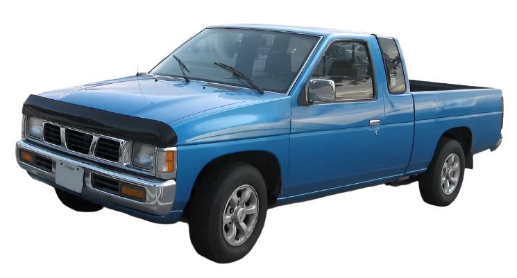 Omniguard Hood Protector Smoke for Nissan Pickup Trucks from 1986-1997