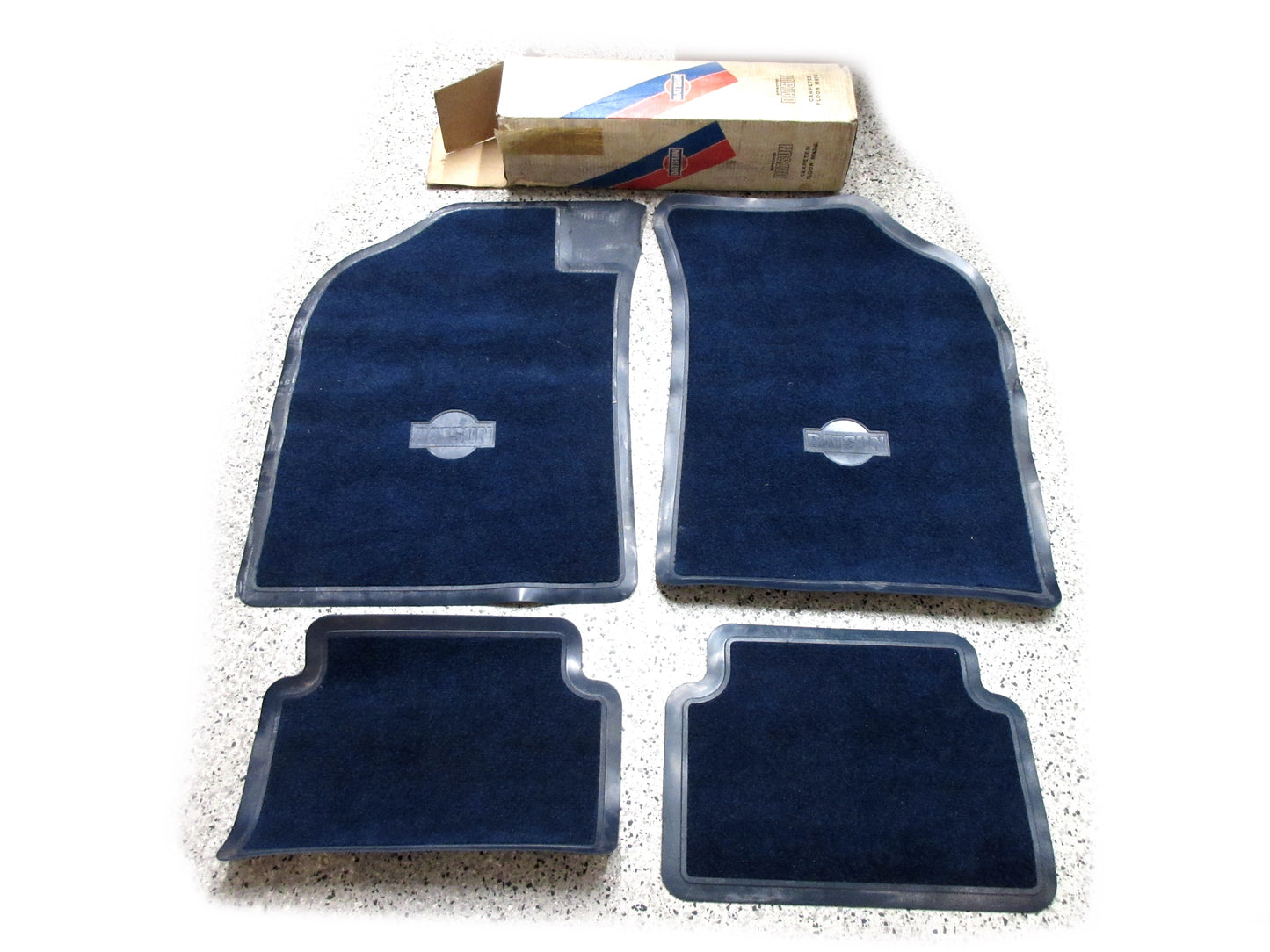 Floor Mat 4 PC Set for Datsun 210 B310 Genuine Nissan NOS