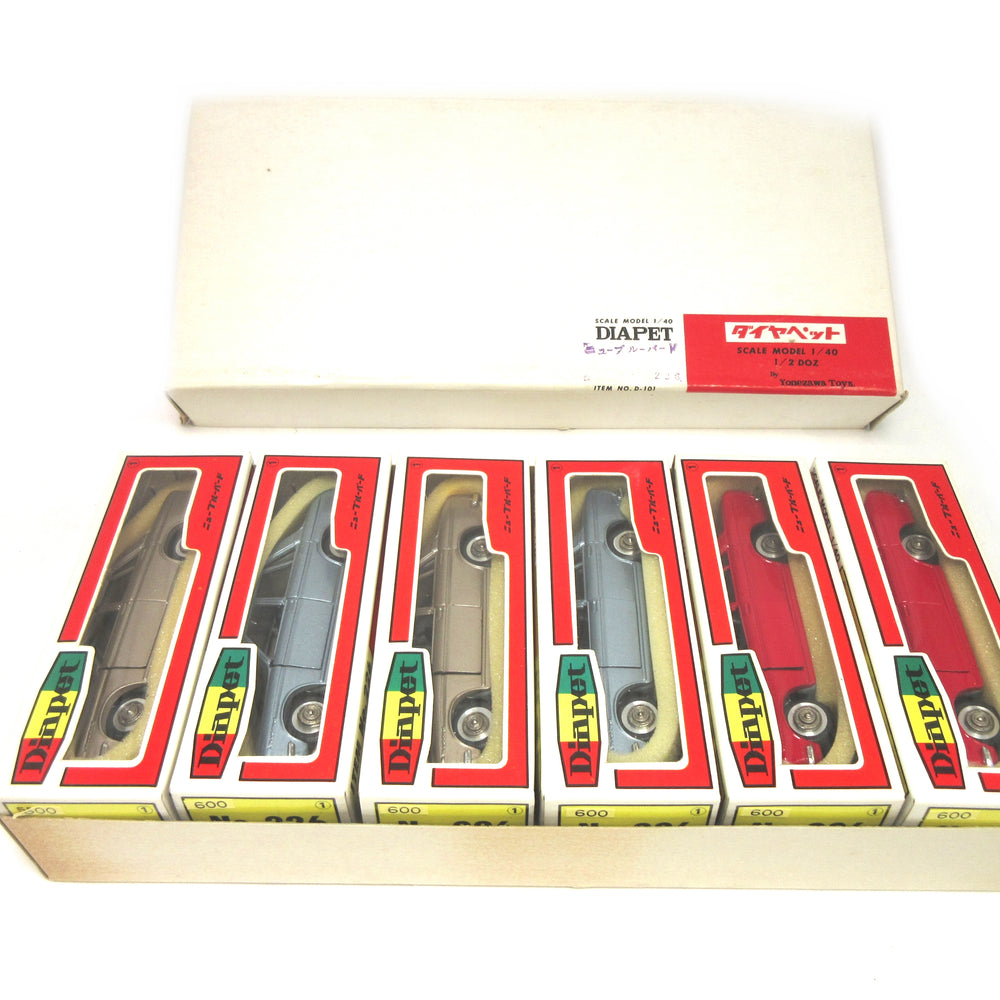 Yonezawa Diapet 1/40 Diecast Datsun 510 Lot of 6 NOS 1970's Made in Japan