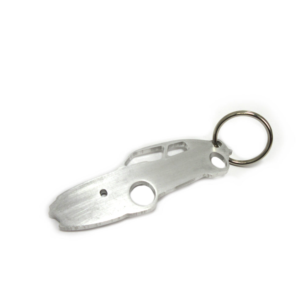 Datsun 240Z Shadow Key Chain Bare Aluminum One-Off Item!