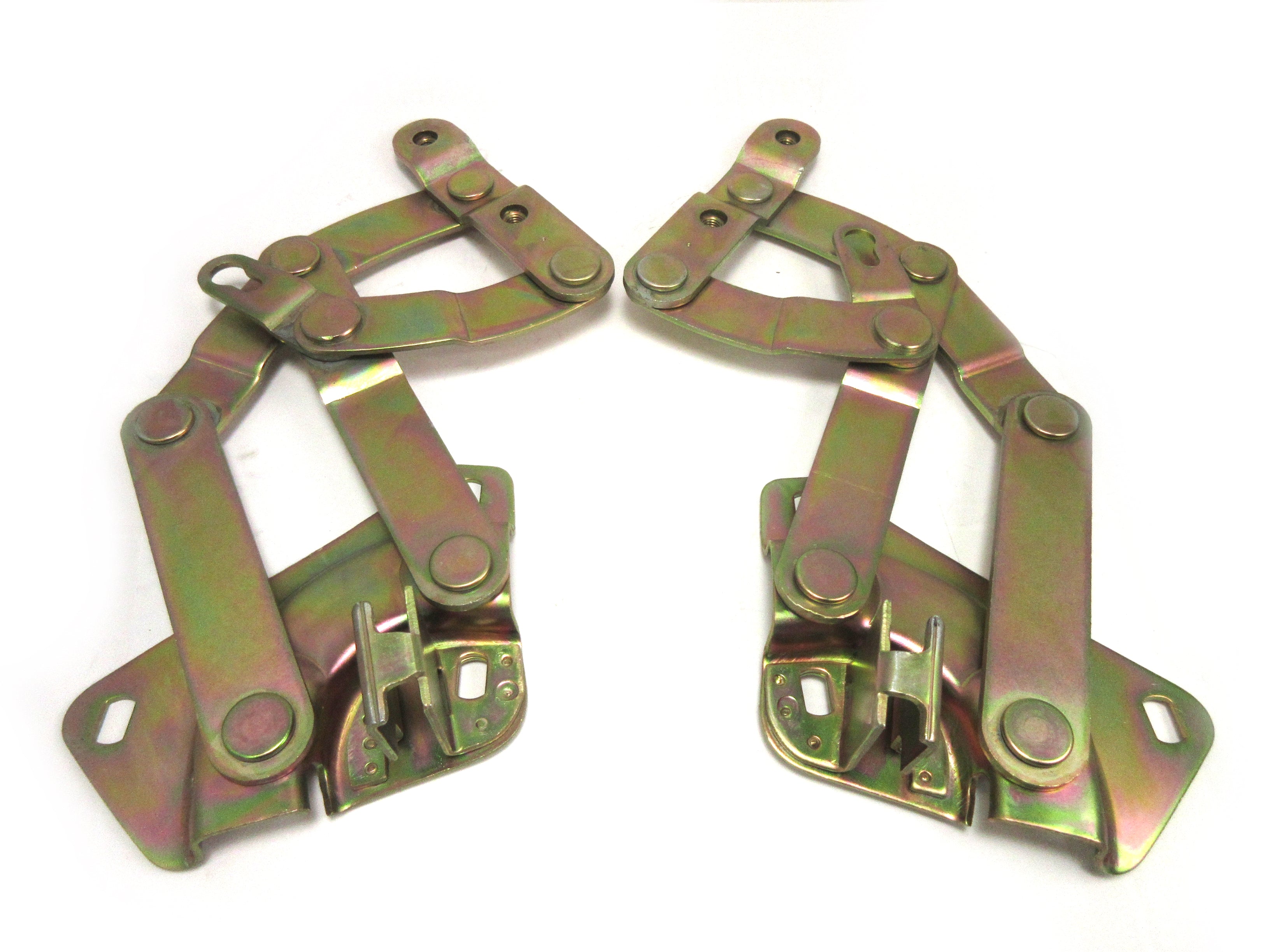 Reconditioned Hood Hinge Set for Datsun 240Z 260Z 280Z Zinc