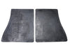 Rubber Front Floor mat set for Datsun 510 Black NOS 2 PC Set Nissan authorized product NOS