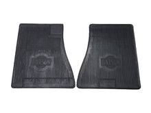  Rubber Front Floor mat set for Datsun 510 Black NOS 2 PC Set Nissan authorized product NOS