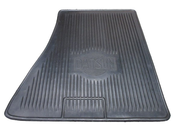 
                  
                    Rubber Front Floor Mat Set for Datsun 510 Black NOS 2 PC Set Nissan Authorized product NOS
                  
                